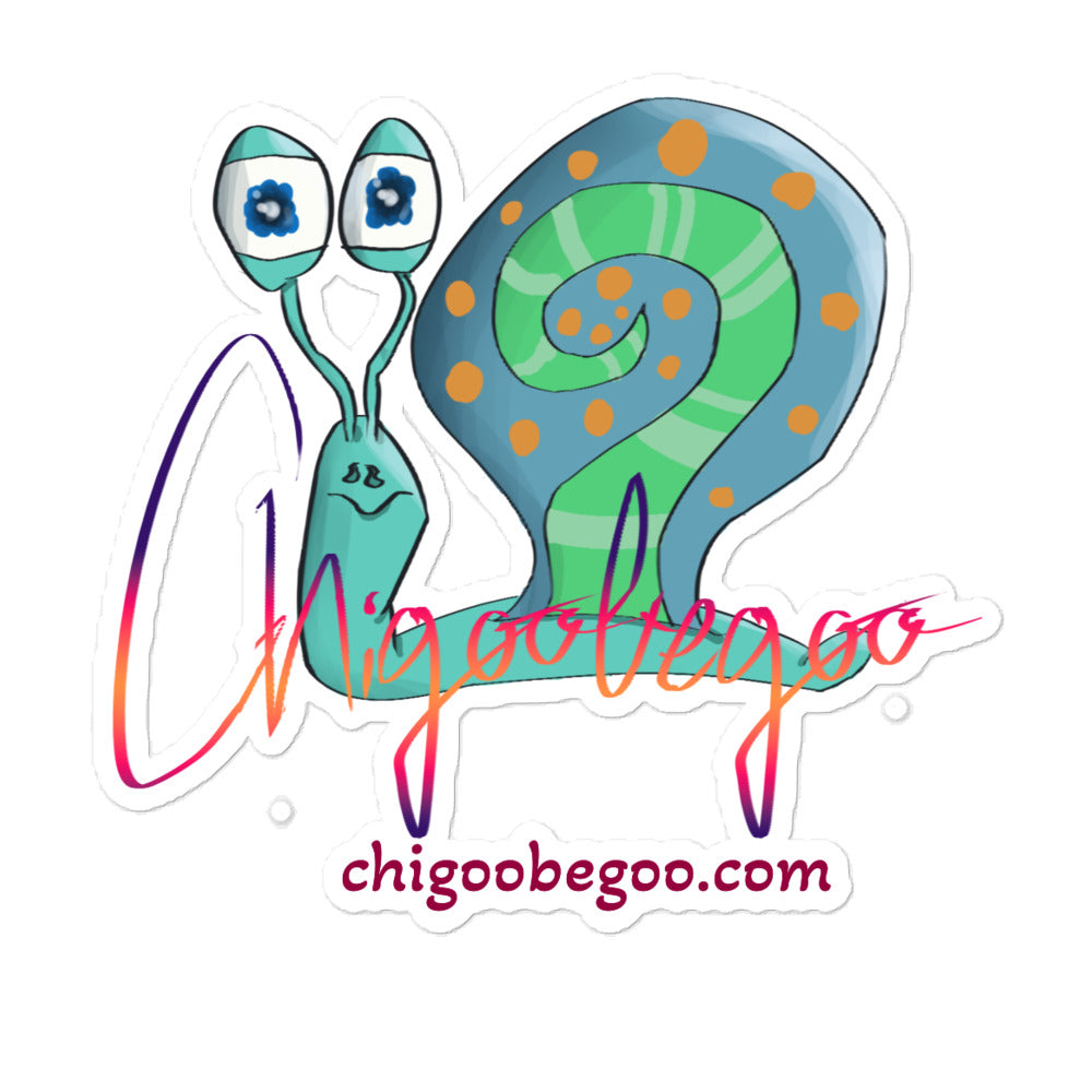 Bubble-free stickers @ChigoobegooLogo