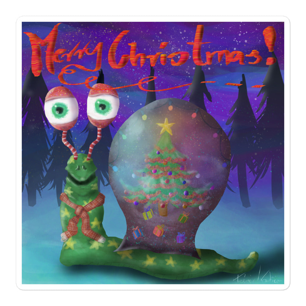 Bubble-free stickers @merrychristmas