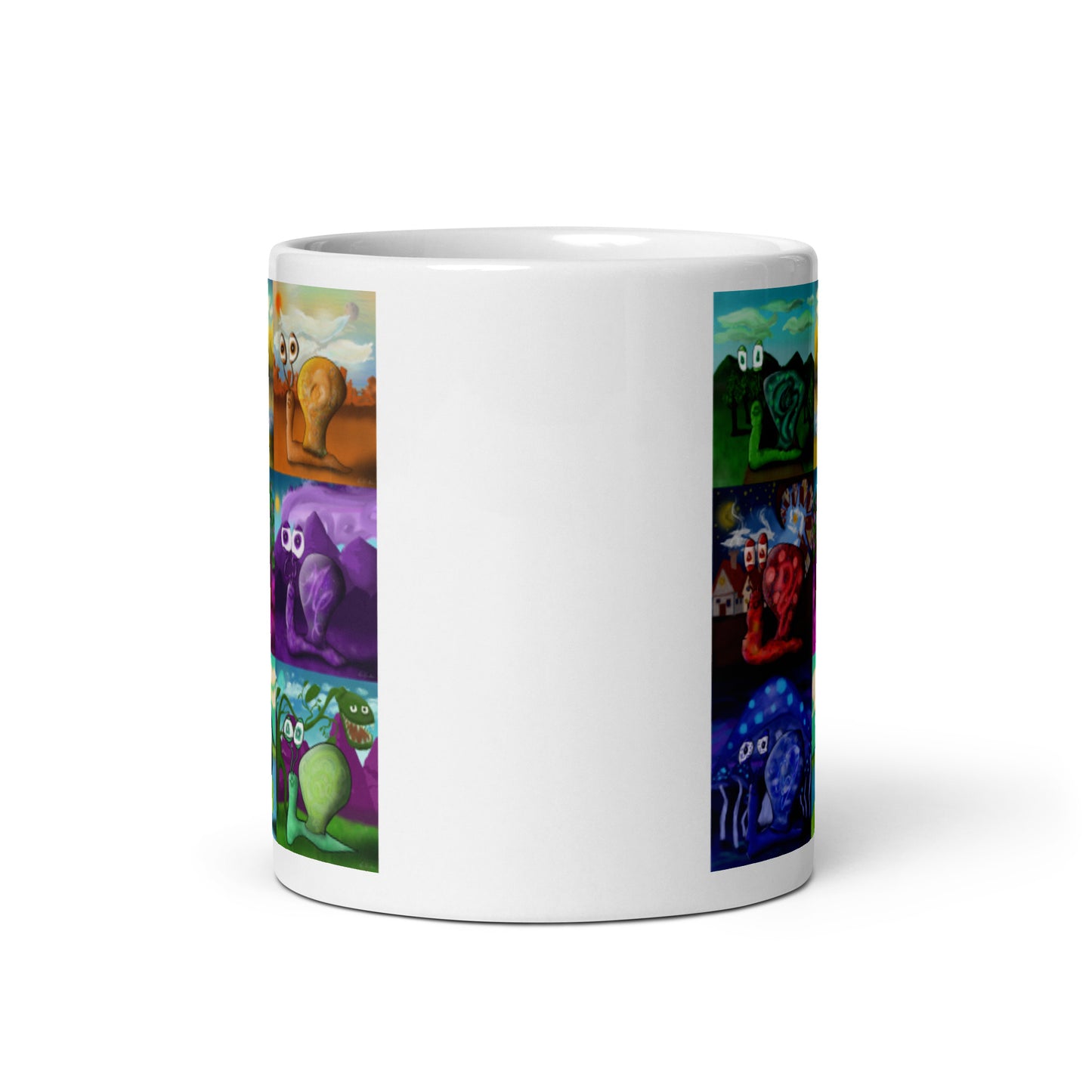 White glossy mug @firstwave