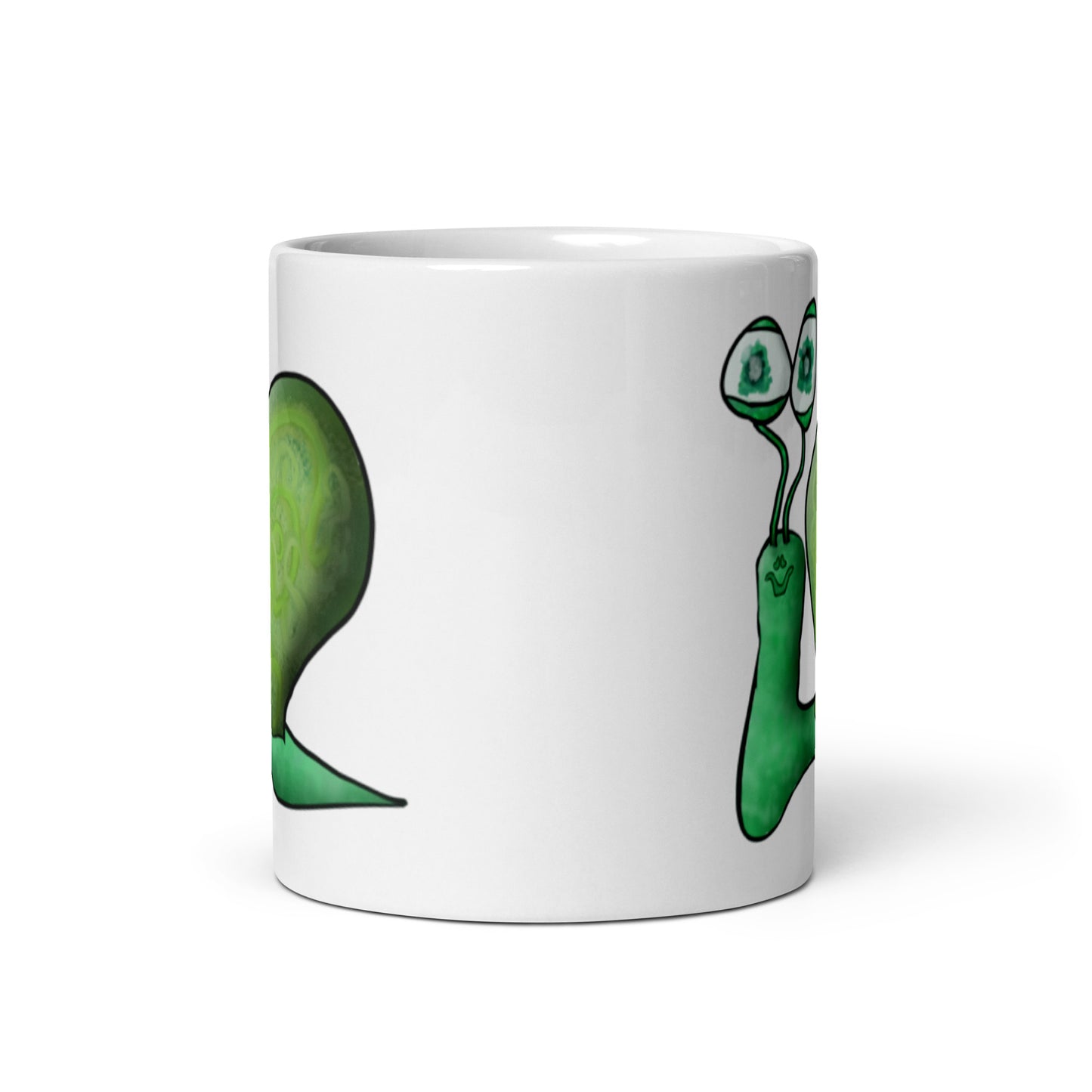 White glossy mug @firstwave009
