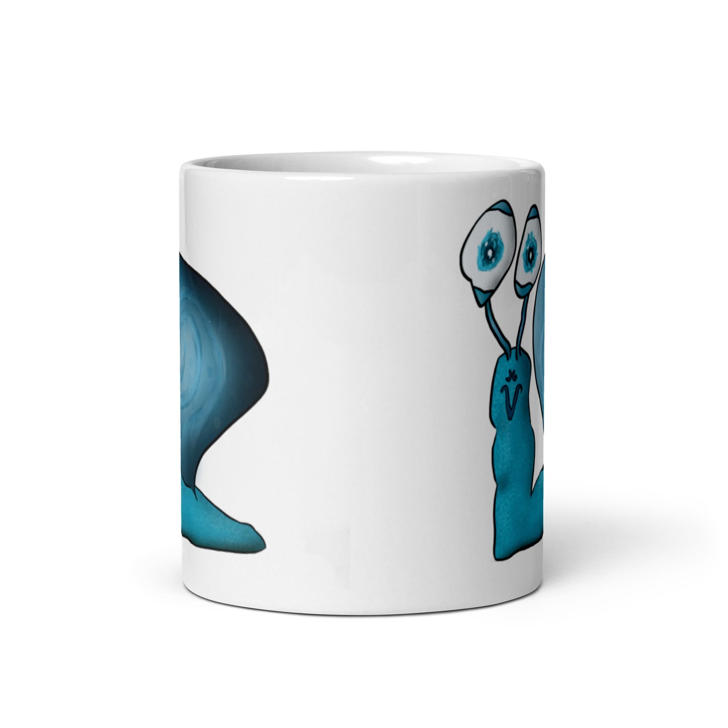 White glossy mug @firstwave008