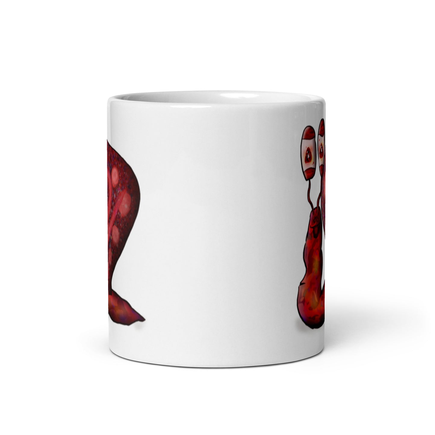 White glossy mug @firstwave004