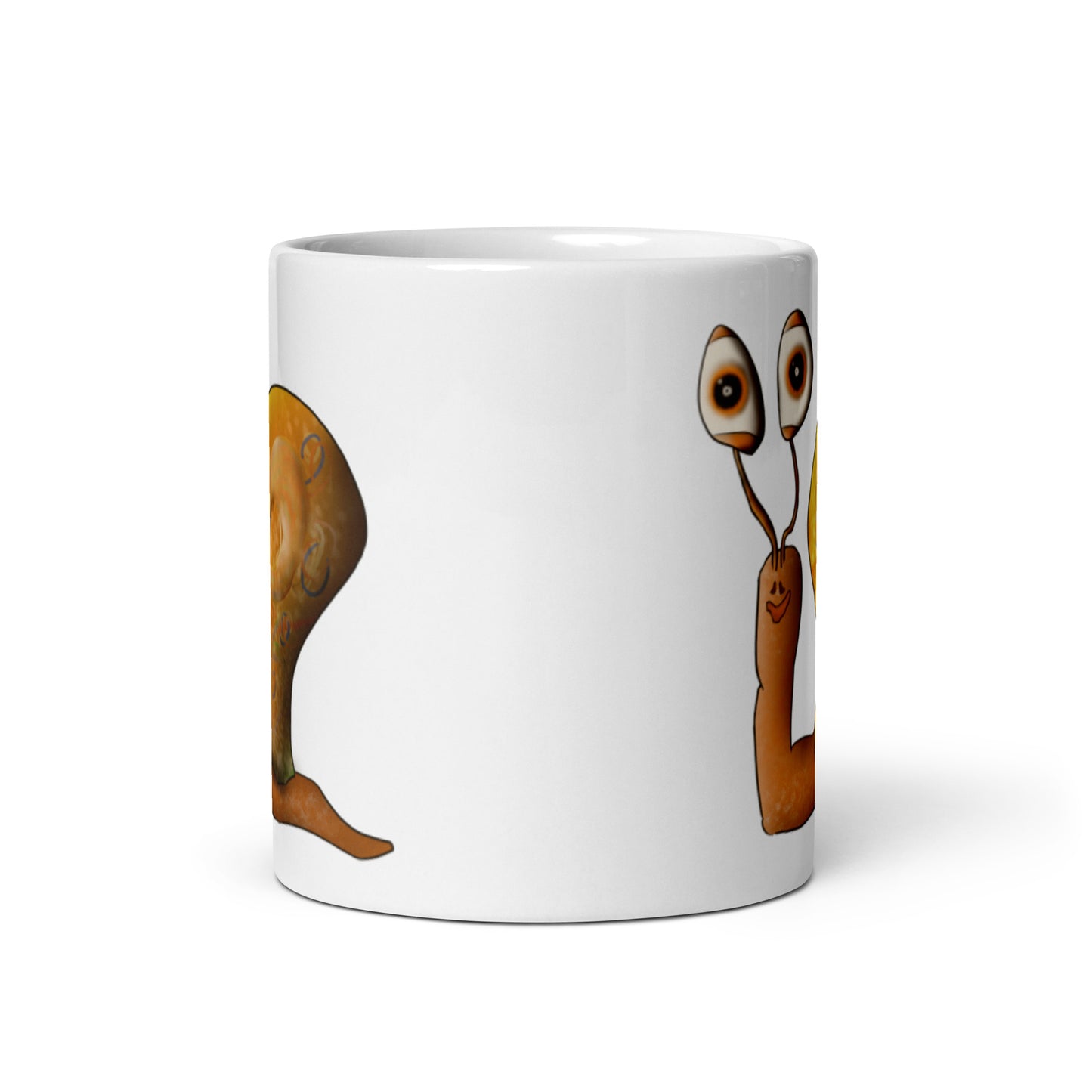 White glossy mug @firstwave003