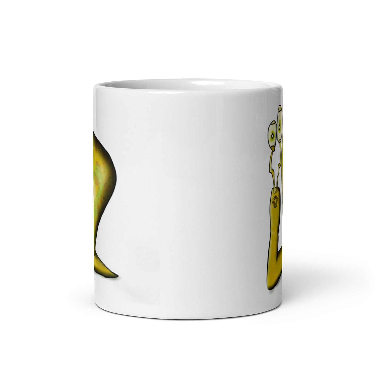 White glossy mug @firstwave002