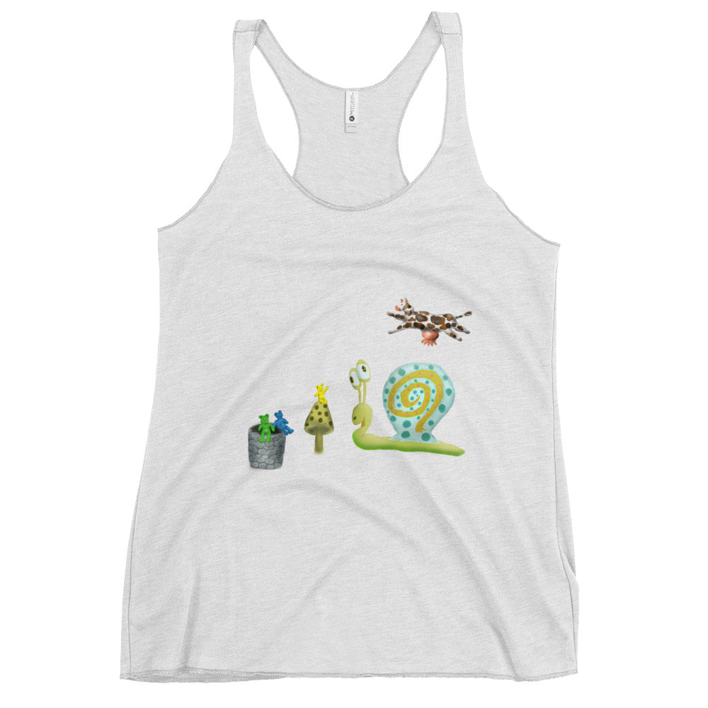 Women's Racerback Tank @flyingcow