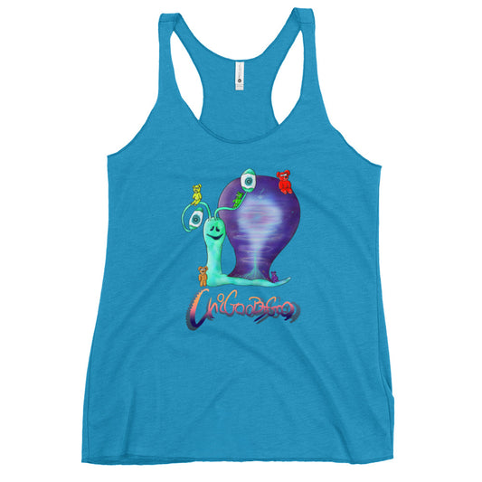 Women's Racerback Tank @Hanging with Friend`s