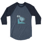 3/4 sleeve raglan shirt @firstwave008