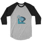 3/4 sleeve raglan shirt @firstwave008