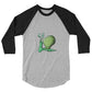 3/4 sleeve raglan shirt @firstwave009