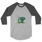 3/4 sleeve raglan shirt @firstwave001
