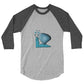 3/4 sleeve raglan shirt @firstwave008