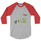 3/4 sleeve raglan shirt @flyingcow
