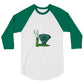 3/4 sleeve raglan shirt @firstwave001
