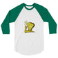 3/4 sleeve raglan shirt @firstwave002