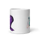 White glossy mug @firstwave006 w logo