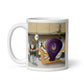 White glossy mug @coffeealmostready