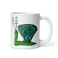 White glossy mug @firstwave001