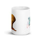 White glossy mug @firstwave003 w logo