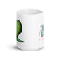 White glossy mug @firstwave009 w logo