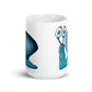 White glossy mug @firstwave008