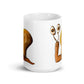 White glossy mug @firstwave003