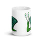 White glossy mug @firstwave001