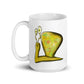 White glossy mug @firstwave002 w logo