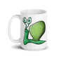 White glossy mug @firstwave009