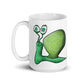 White glossy mug @firstwave009