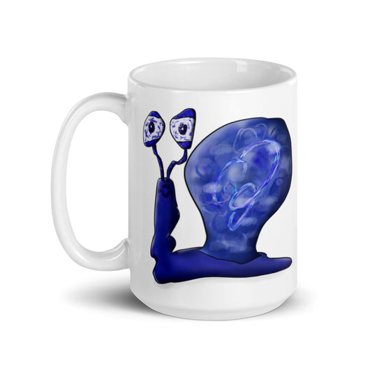 White glossy mug @firstwave007