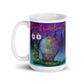 White glossy mug @merrychristmas