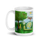 White glossy mug @flyingcow