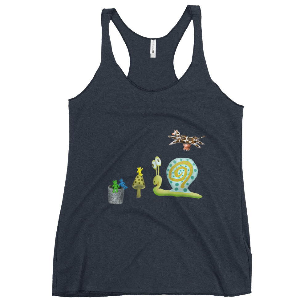 Women's Racerback Tank @flyingcow
