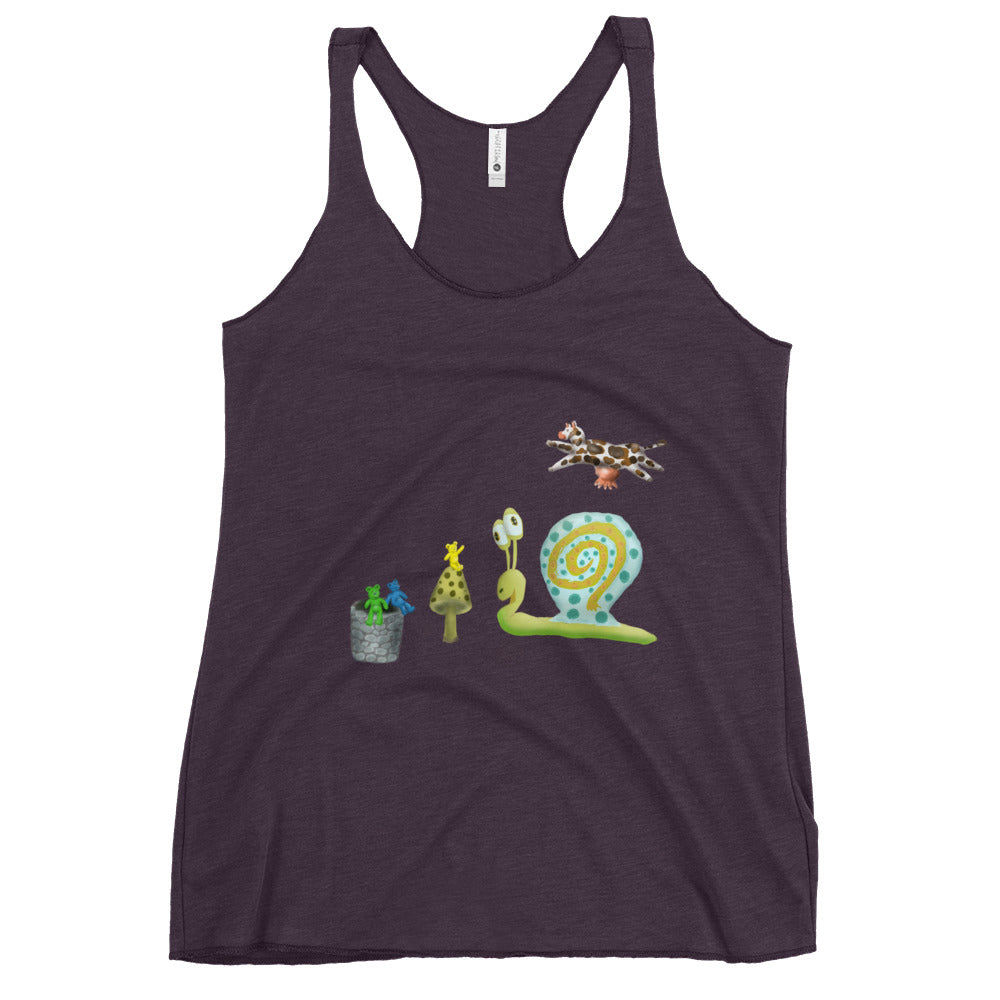 Women's Racerback Tank @flyingcow
