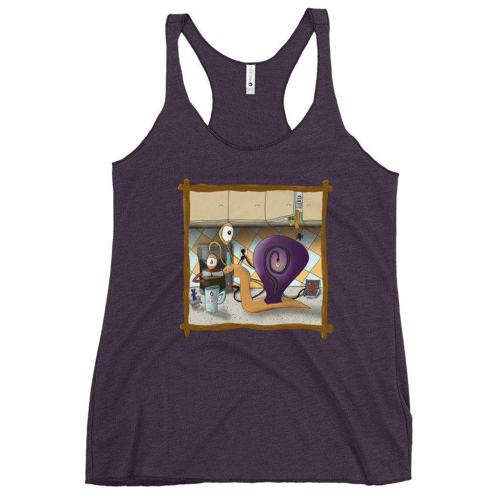 Women's Racerback Tank @coffeealmostready