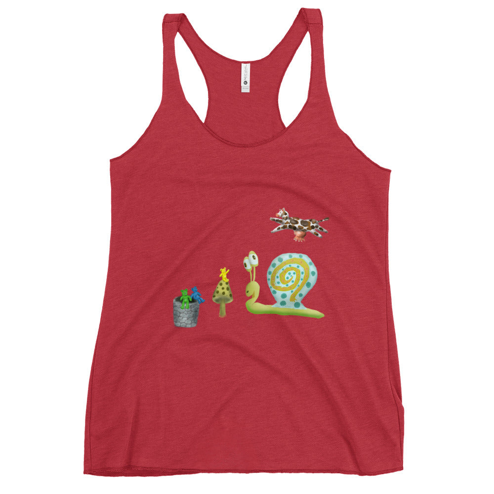 Women's Racerback Tank @flyingcow