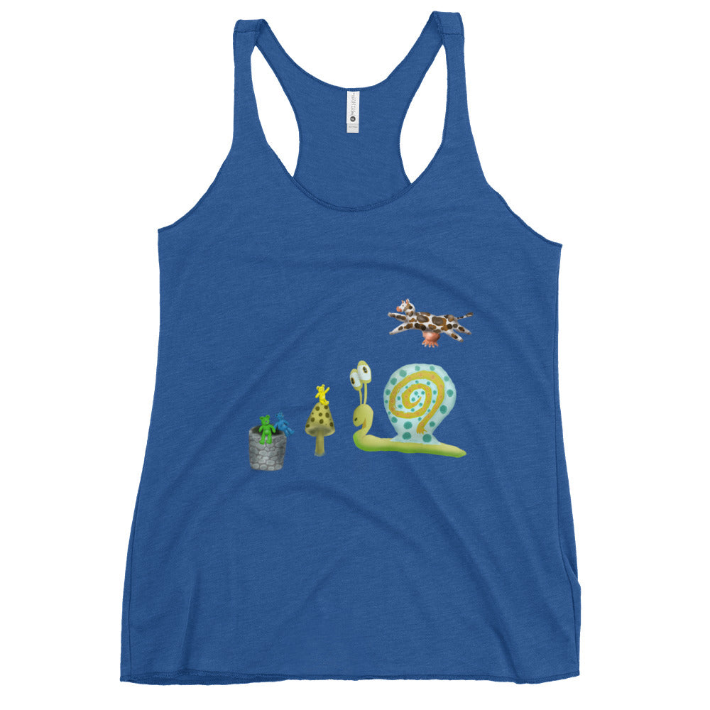 Women's Racerback Tank @flyingcow
