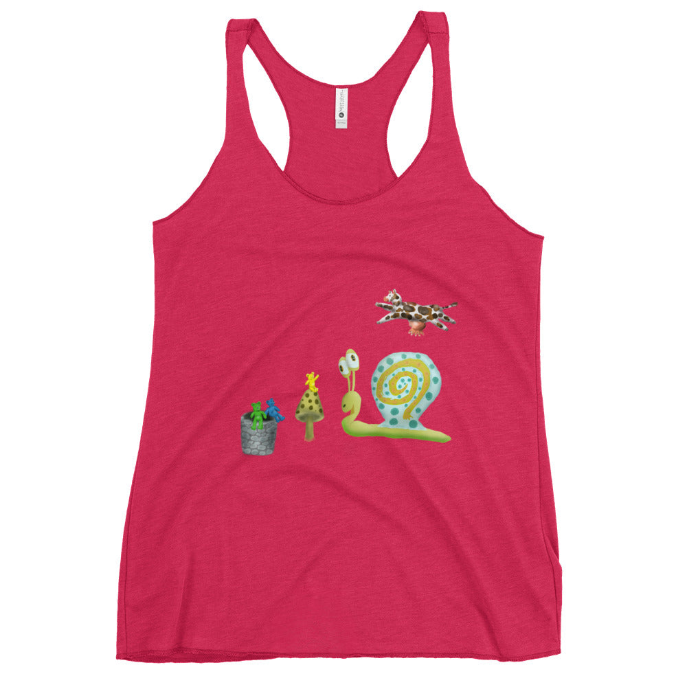 Women's Racerback Tank @flyingcow