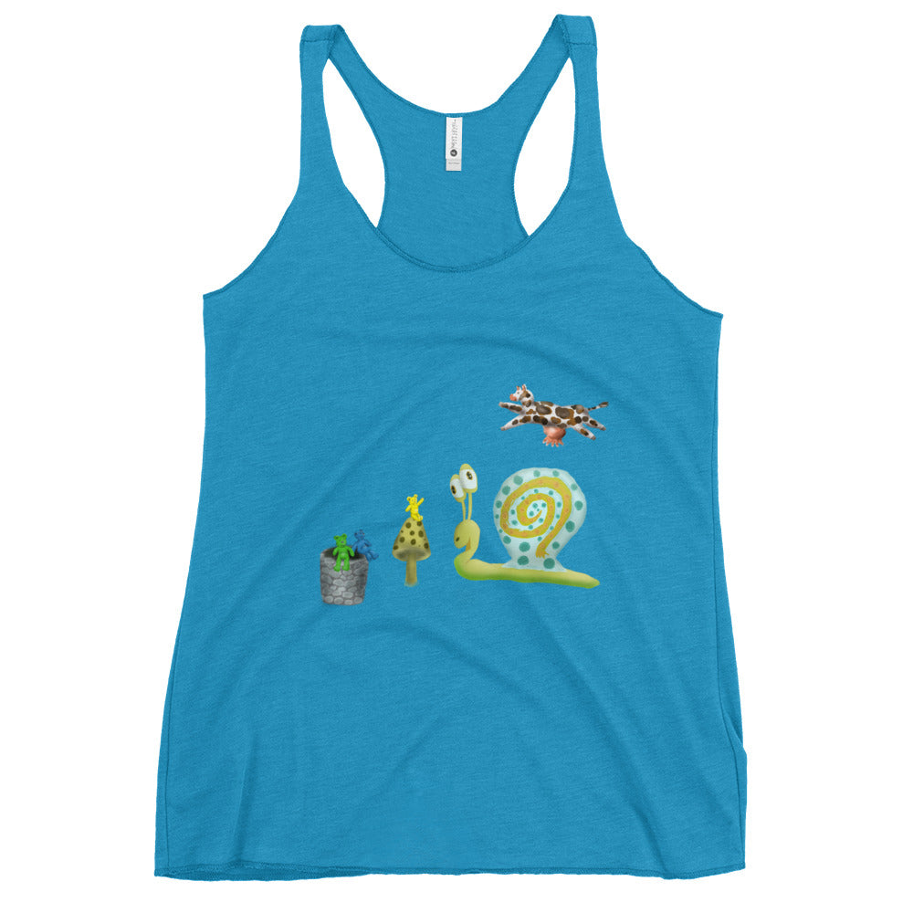 Women's Racerback Tank @flyingcow